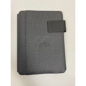 Georgetown University SFS Leeds Executive Gray Tech Organizer With Charging Pad